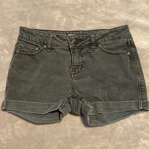 BDG Size 2 dark gray denim shorts